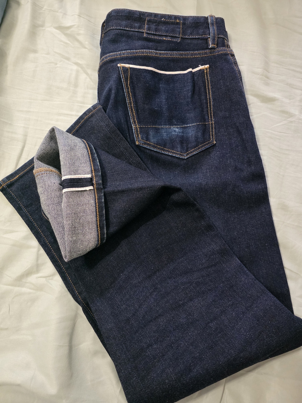 Banana Republic Men's Dark Indigo Slim Straight Jeans